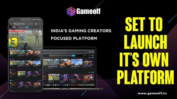 Gameoff: India's gaming creators-focused platform launched its own Platform