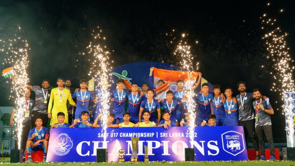 India has won SAFF U-17 Championship 2022 by thrashing Nepal