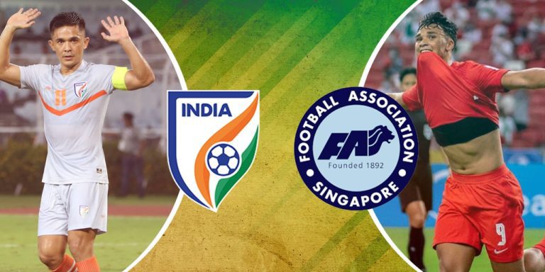 India Plays out a DRAW against Singapore in International Friendly
