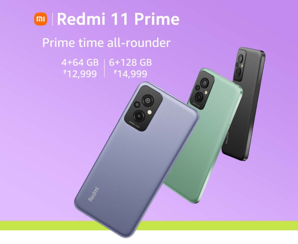 PC 01 Redmi 11 Prime 4G and Redmi 11 Prime 5G launched in India