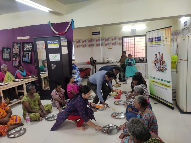 Indian Bank observed a month-long CSR initiative Anna Sewa Abhiyaan