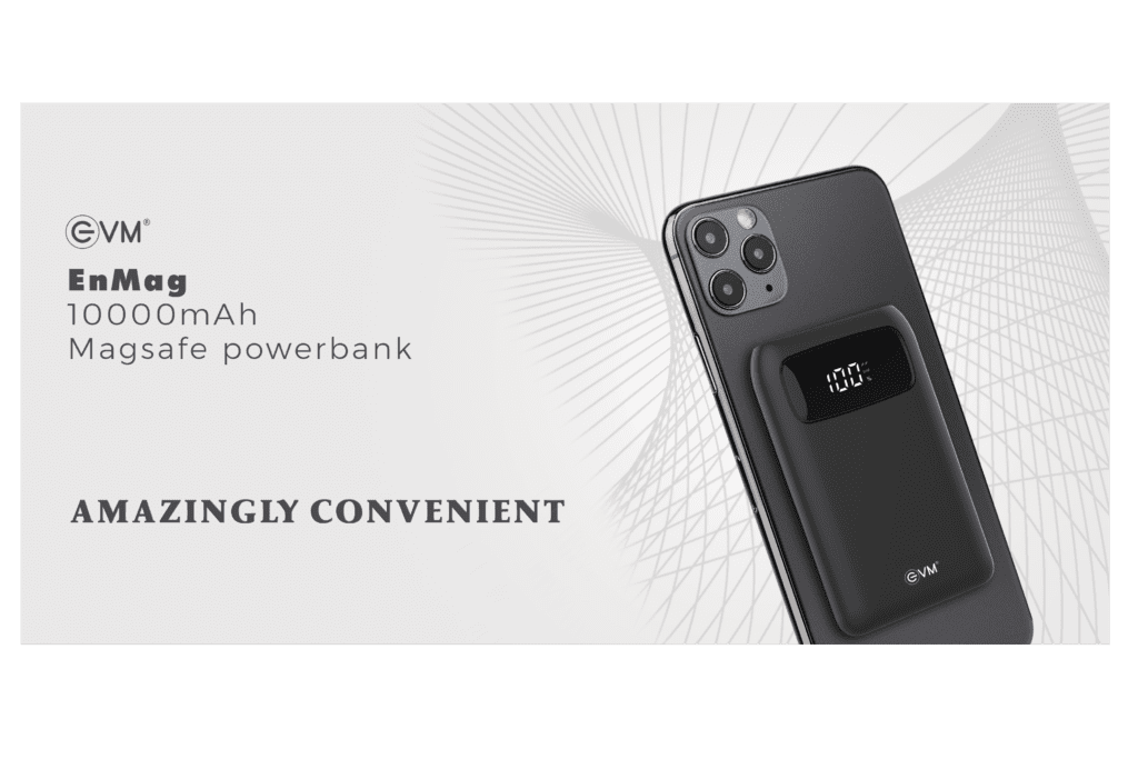EVM Introduces EnMag Wireless Power Bank For Magsafe Compatible Devices
