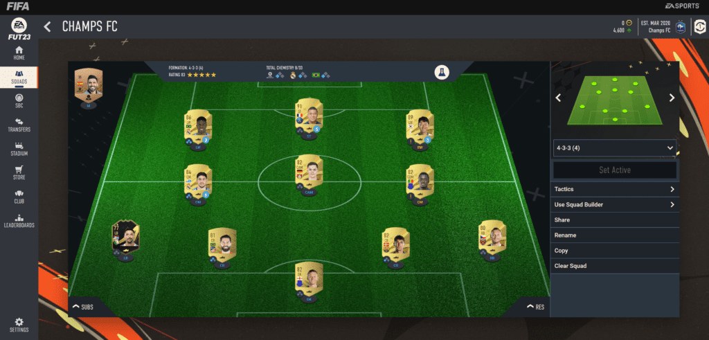 Screenshot 1271 FIFA 23: Here's how you can use the FUT 23 Web App to build your Ultimate Team