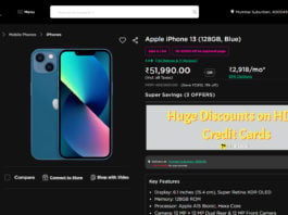 Buy iPhone 13 (128GB, Blue) again at ₹51,990 | Croma