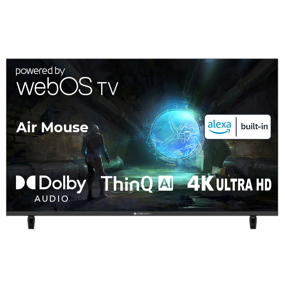ZEB 55W2 Image 1 Zebronics launches ZEB-55W2 55” (139cm) Smart TV Powered by WebOS