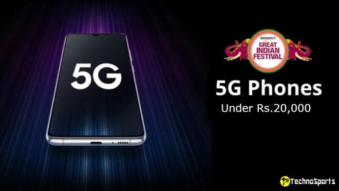 5G smartphones under Rs.20,000 on Amazon Great Indian Festival sale