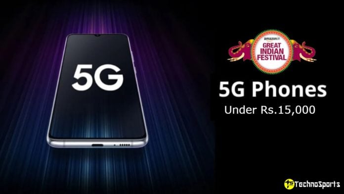 Cheapest 5G smartphones under Rs.15,000 on Amazon Great Indian Festival sale