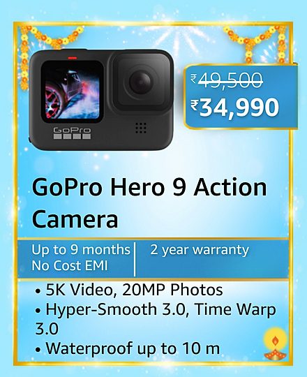 gopro Top 5 best deals on Action Cameras during Amazon Great Indian Festival 2022