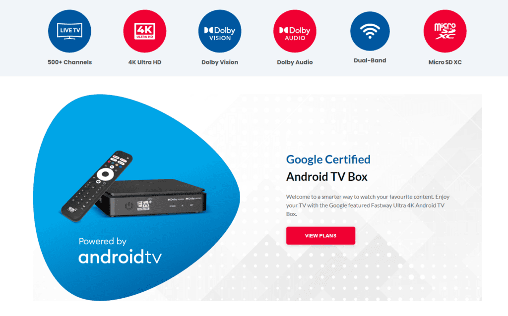 image 174 Fastway Transmissions Launches New Android Tv Set Top Box Featuring Dolby Vision & Dolby Audio