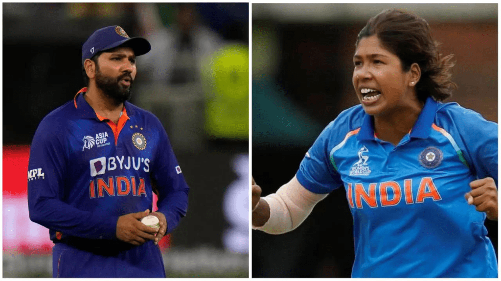 image 450 Indian skipper Rohit Sharma praises Jhulan Goswami, says "Her in-swingers challenged me"