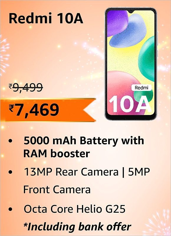 image 532 Get Free Earphones worth up to Rs.1,290 on purchase of select Smartphones on Amazon Great Indian Festival
