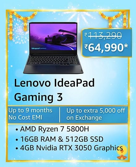Great Indian Festival: Best deals on Gaming laptops under ₹1,00,000
