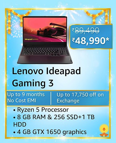 Great Indian Festival: Best deals on Gaming laptops under ₹60,000