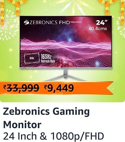 zebronics Amazon Great Indian Festival 2022: Best deals on Monitors under Rs 10,000