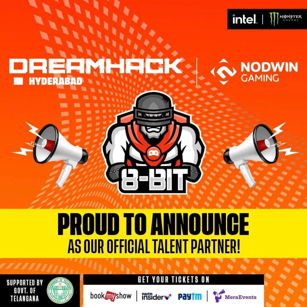 8Bit Creatives join hands with NODWIN Gaming 8Bit Creatives join hands with NODWIN Gaming, becomes official talent partner of DreamHack - India's largest gaming festival