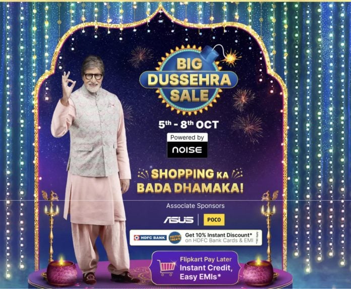 Flipkart to host Big Dusshera Sale from 5th October onwards