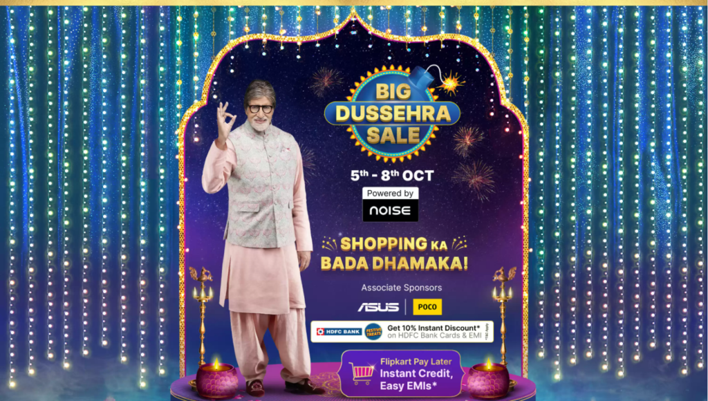 Flipkart to host Big Dusshera Sale from 5th October onwards