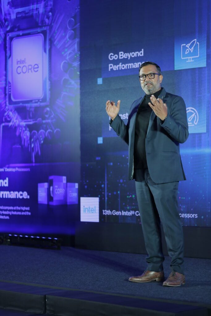 Santhosh Viswanathan Managing Director Intel India Intel launches the 13th Gen Intel Core processor family for the first time in India