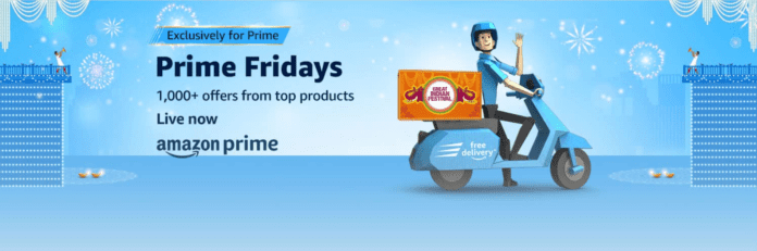 Amazon announces Prime Fridays - amazing offers every Friday throughout the Great Indian Festival 2022