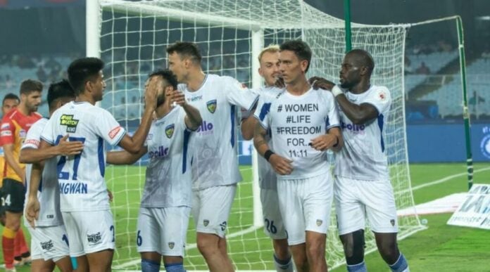 ISL 2022/23: Iranian Player Sent Off After Displaying Message Of Support To Iran's Women