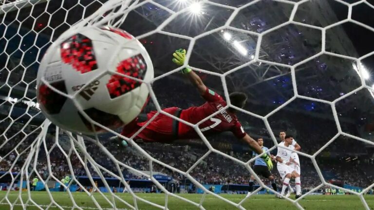 Check out the 4 different players who scored goals in six straight World Cup games