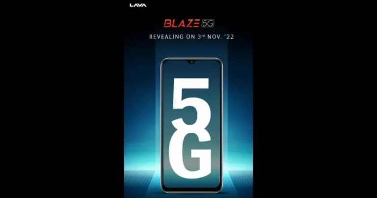 Lava Blaze 5G launched with Dimensity 700 in India, sale on November 3