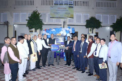 Indian Bank sponsored an e-rickshaw to Shradhanand Anathalya Trust, Karnal
