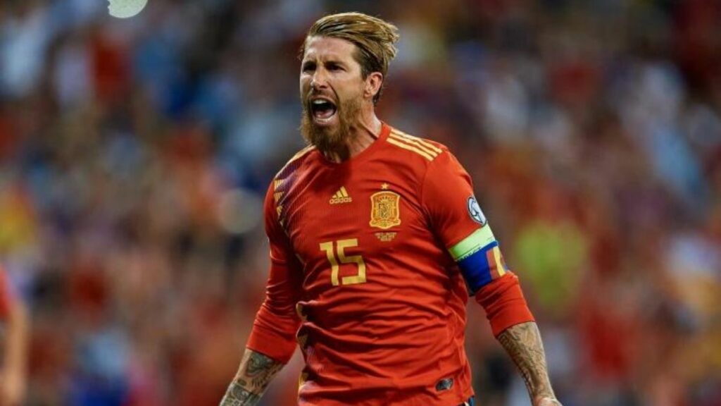 Why is Sergio Ramos not participating in the World Cup for Spain?
