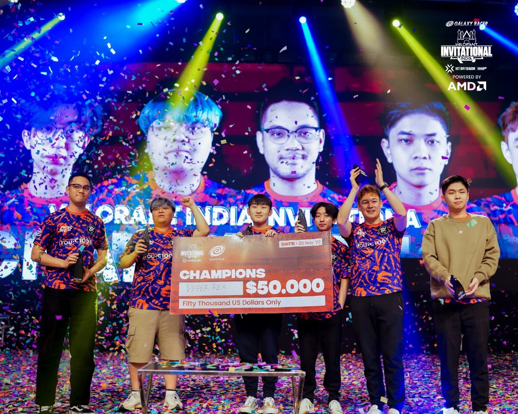Paper Rex crowned champions of Valorant India Invitational; bag USD 50,000 as the title winner