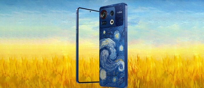 Nubia Z40S Pro: Van Gogh's Starry Night with a collector's edition “ on the back