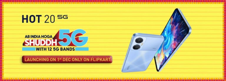 Infinix Hot 20 5G series will debut in India on December 1