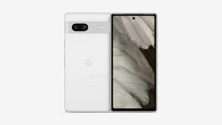 Leaked renders of the Google Pixel 7a shows a look similar to the Pixel 7