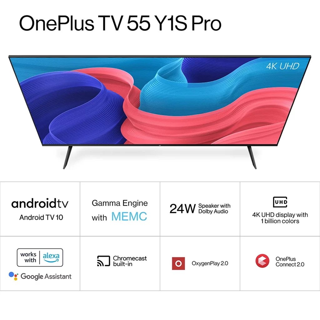 OnePlus Community Sale: The 55Y1S Pro 4K UHD Smart TV is discounted to ₹36,999, also get 9 months No Cost EMI