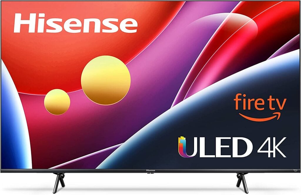 71jgpwBoFiL. AC SL1500 This Hisense 58-inch U6 Series Smart Fire TV is the best-selling QLED TV for only $349