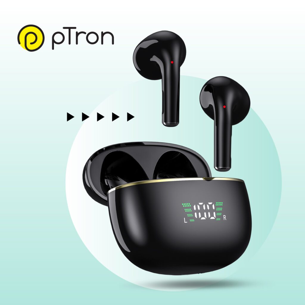 Bassbuds Perl PR 1080x1080px 1 01 pTron launches Force X11P Smartwatch and Bassbuds Perl TWS earbuds