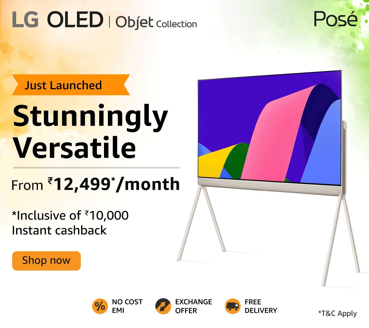LG LX1 Posé Series 55-inch OLED TV is now on sale via Amazon India