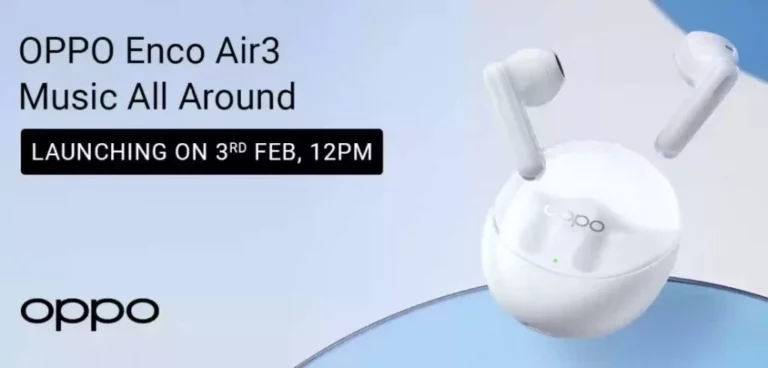 OPPO Enco Air 3 To Launch On February 3 In India