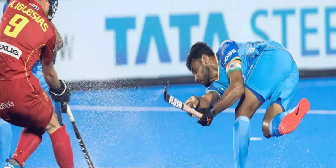 India defeated Spain by 2-0 to win their first game of World Cup 2023