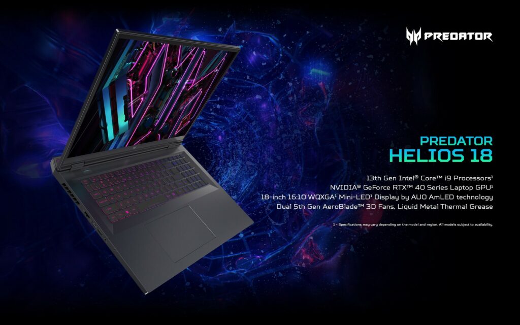 Acer Predator Helios 16 and Helios 18 gaming laptops launched