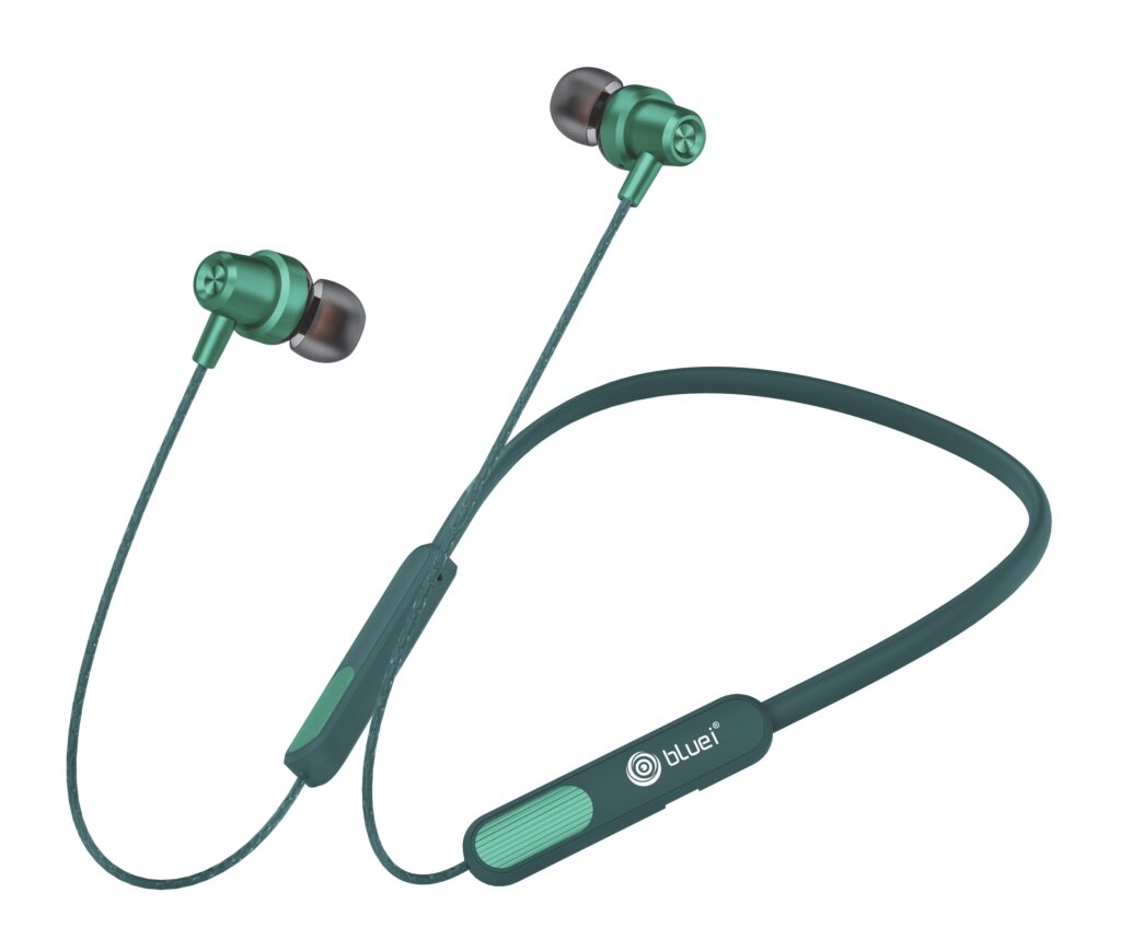 Bluei ECHO 15 Stroke Green Bluei begins the New Year with a bang, unveils ECHO 15 Stroke noise cancellation neckband