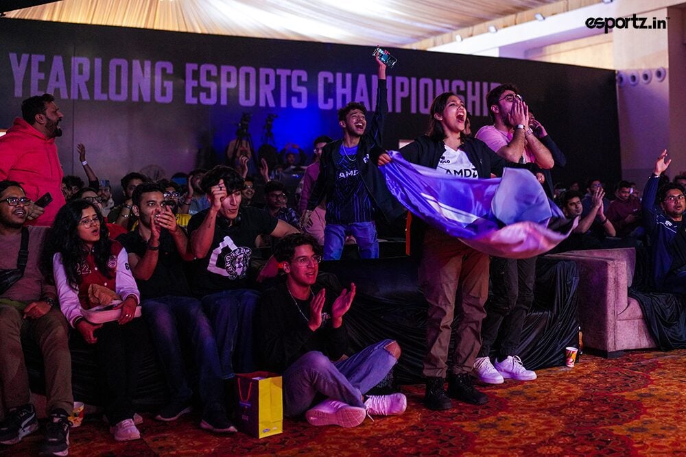 Esportz Premier Series Grand Finale LAN Crowd cheering their favourite esports players and teams Esportz Premier Series Grand Finale LAN garners massive success uniting Indian Esports and Gaming Community in Mumbai