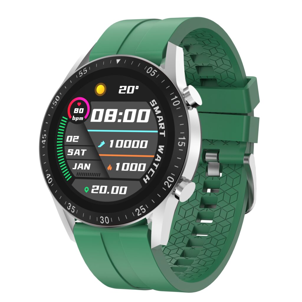 Fire Boltt Talk 3 Green Fire-Boltt introduces three power-packed smartwatches - Saturn, Talk 3, and Ninja-Fit exclusively for the offline market