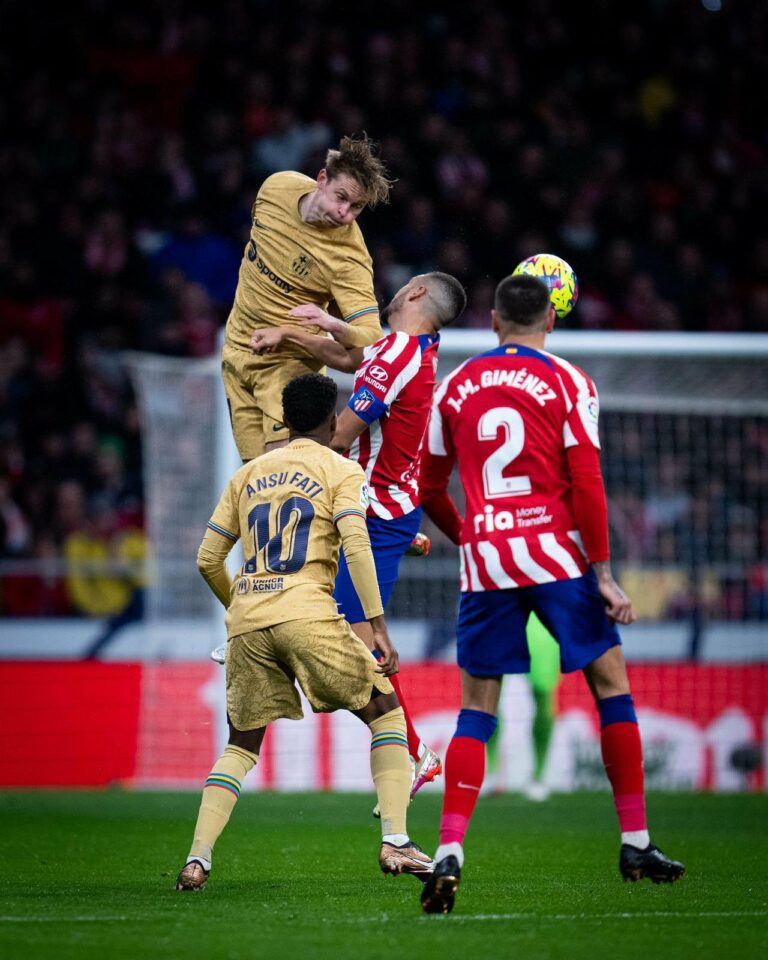Barcelona at the top of La Liga after defeating Atletico Madrid