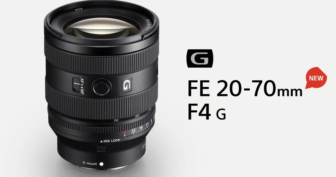 Sony redefines the standard Zoom lens with the launch of ultra-wide FE 20-70mm F4 G