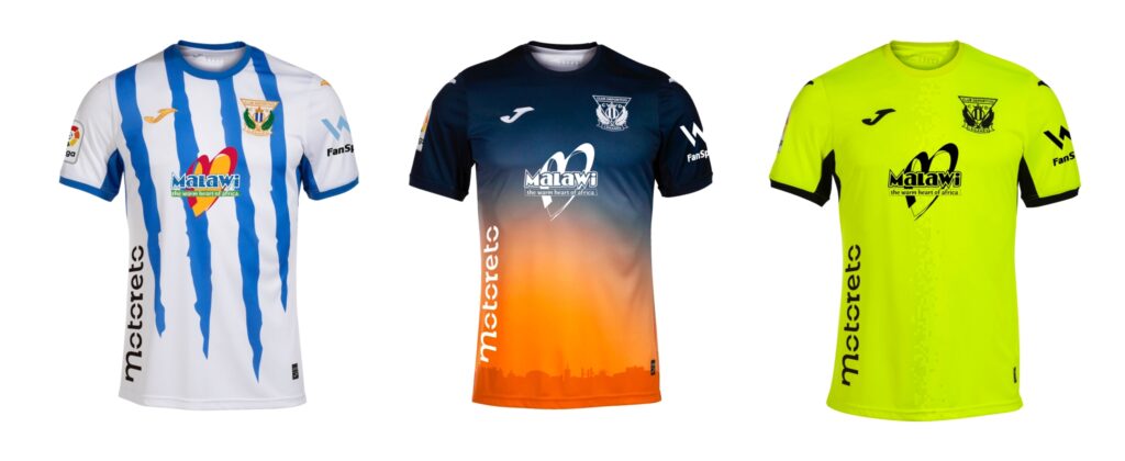 Home and Away kits Club Deportivo Leganés and its Africa Partner Rainbow Sports Global unveil Partnership with Malawi Government