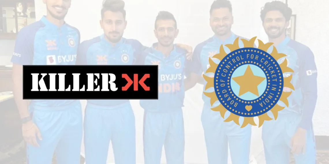 Killer Jeans replaces MPL as the official sponsor for the Indian jersey