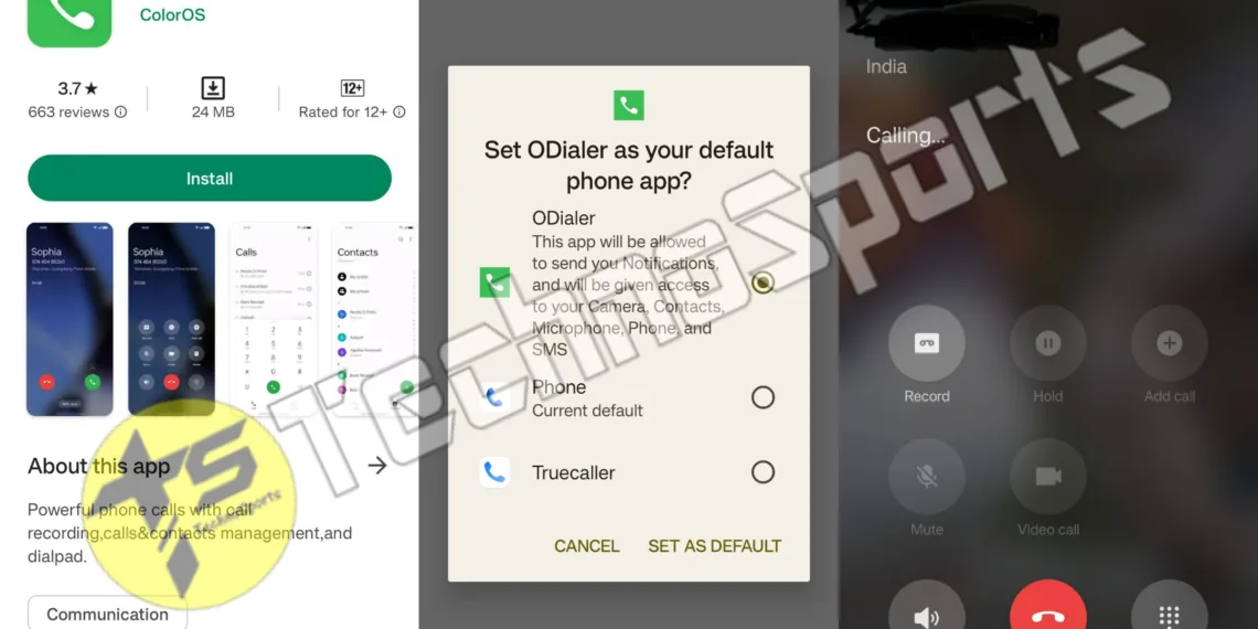 OPPO's Odialer is installed and working on OnePlus 10 Pro