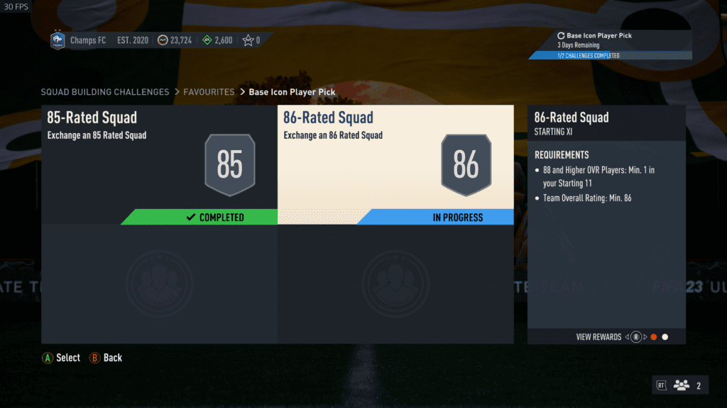 Screenshot 1372 FIFA 23: How to do the Base Icon Player Pick SBC and is it worth doing?