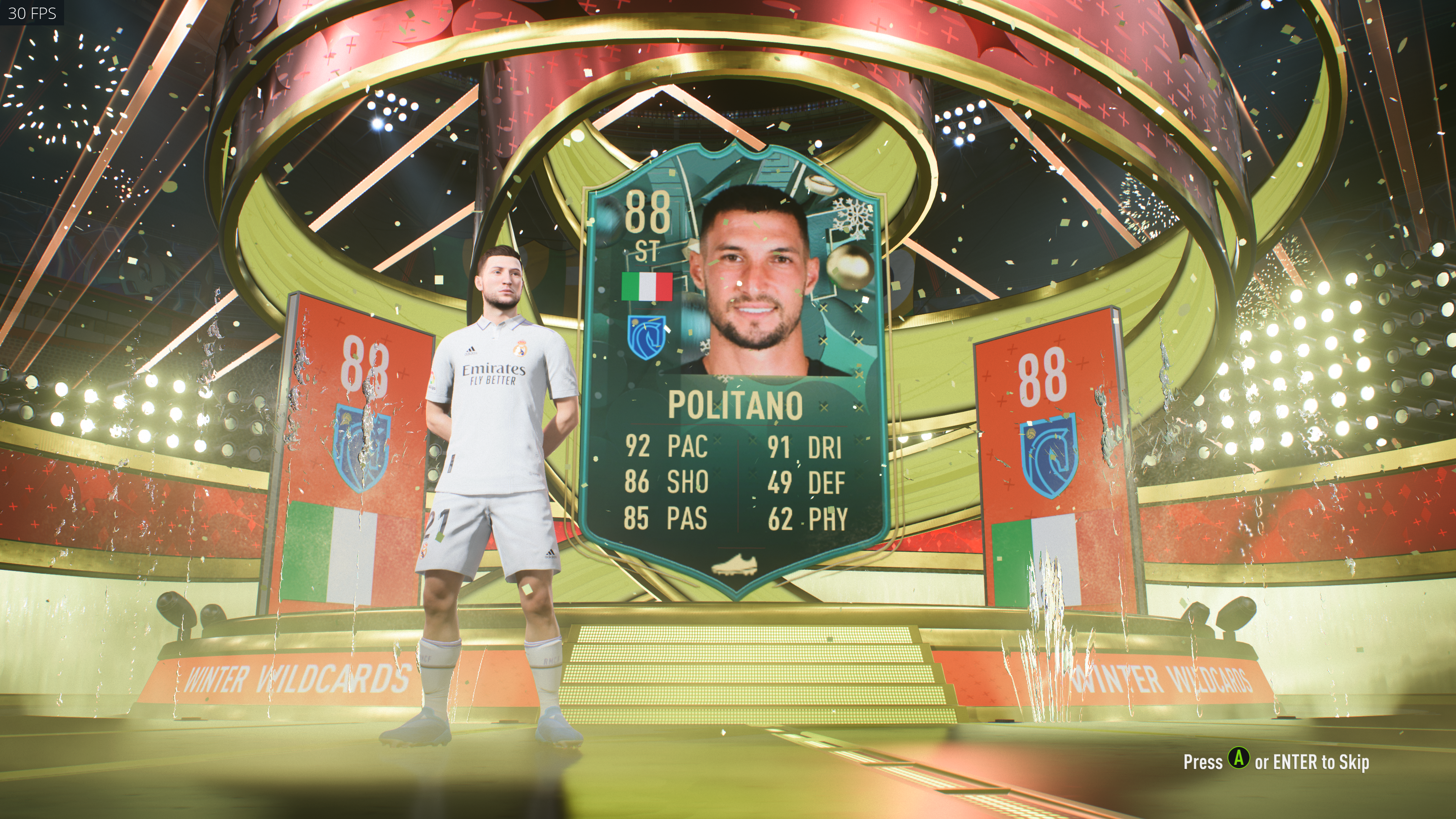 FIFA 23 88-rated Matteo Politano Winter Wildcards SBC