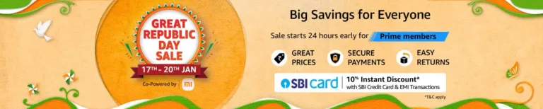 Just In: Amazon Great Republic Day Sale is coming, 17th to 20th January